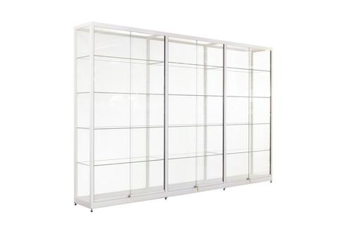 *TIP*  Witte Vitrinekast 300 x 200 x 40 cm, Zakelijke goederen, Kantoor en Winkelinrichting | Kantoormeubilair en Inrichting, Ophalen of Verzenden