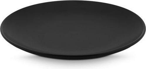 Bord Mat zwart | 20 cm Vtwonen | Porselein |, Huis en Inrichting, Keuken | Bestek, Nieuw, Verzenden