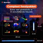 2dekans | Sparklyn XXL Glow in the Dark Stick Set - 328st, Ophalen of Verzenden, Zo goed als nieuw