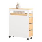 2dekans | SoBuy - Badkamerrek met 3 Laden - Afneembaar Blad, Huis en Inrichting, Woonaccessoires | Spiegels, Ophalen of Verzenden