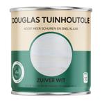 Douglas Tuinhout Olie - Zuiver Wit-750ml, Doe-het-zelf en Verbouw, Verf, Beits en Lak, Minder dan 5 liter, Verzenden, Nieuw, Wit