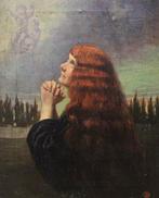 European School (XIX) - Contemplative penitent Magdalene -