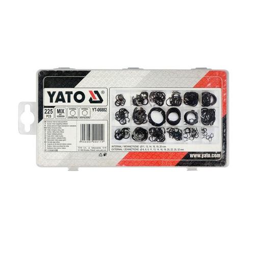 Seegerring/circlip set - 225-delig - Intern + extern, Doe-het-zelf en Verbouw, IJzerwaren en Bevestigingsmiddelen, Minder dan 50 mm