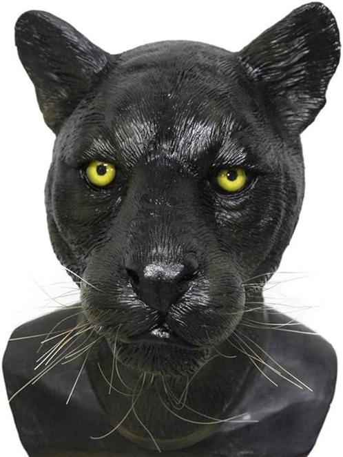 Panter masker (zwart), Kleding | Dames, Carnavalskleding en Feestkleding, Nieuw, Verzenden