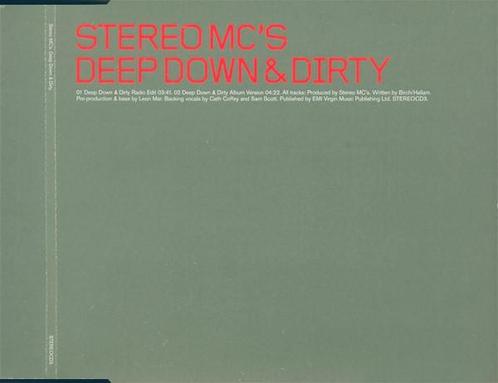 cd promo - Stereo MCs - Deep Down &amp; Dirty, Cd's en Dvd's, Cd's | Overige Cd's, Zo goed als nieuw, Verzenden