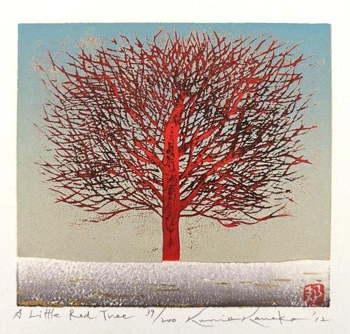 A Little Red Tree - Limited signed 39/200 - NO RESERVE -, Antiek en Kunst, Antiek | Overige Antiek