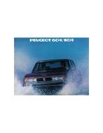 1979 PEUGEOT 604 / 504 BROCHURE ENGELS (USA), Nieuw, Peugeot, Author