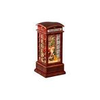 Kerstlantaarn telefooncel met kerstman en hond | Konstsmide, Diversen, Kerst, Verzenden, Nieuw