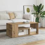 vidaXL Salontafel 100x50x40 cm bewerkt hout artisanaal, 100 tot 150 cm, Verzenden, Nieuw, 50 tot 100 cm