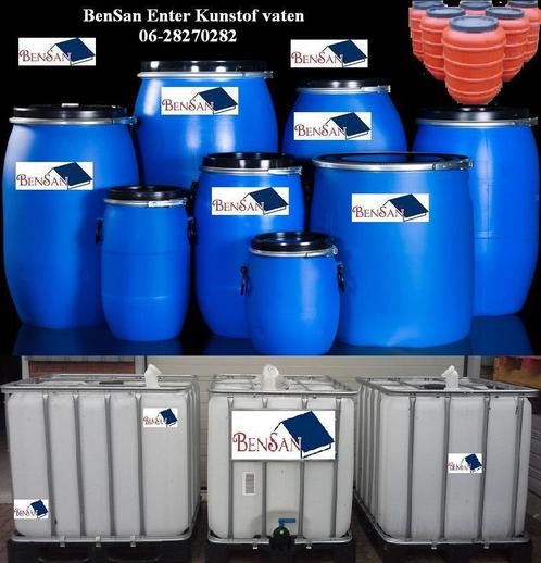 regenton vat kunststof ijzer jerrycan ibc tank bensan enter, Tuin en Terras, Overige Tuin en Terras, Zo goed als nieuw, Ophalen