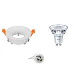 Voordeelset: LED Spot Set - GU10 Fitting - Inbouw Rond - Mat, Metaal of Aluminium, Nieuw, Ophalen of Verzenden, Led