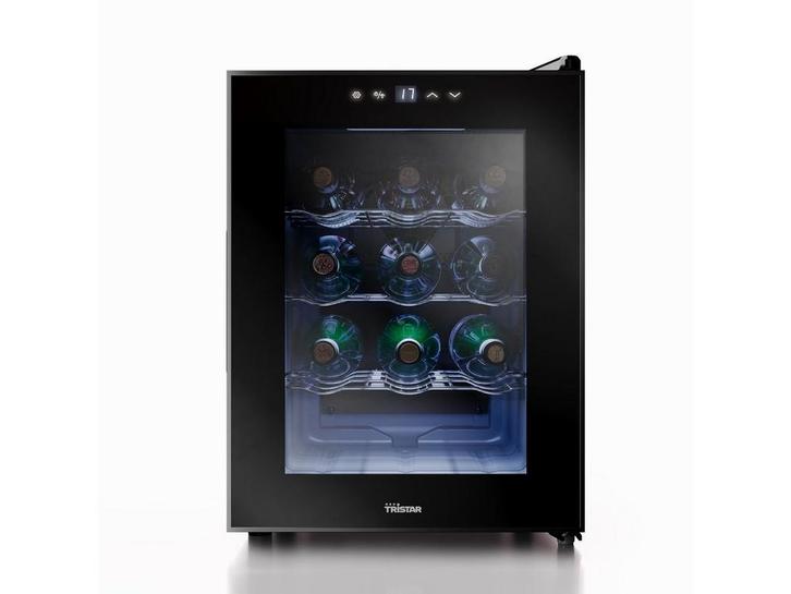Tristar WR-7511 - Wijnkoelkast 12 flessen - Koelt 11 C tot, Huis en Inrichting, Woonaccessoires | Overige, Zo goed als nieuw, Verzenden