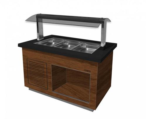 Saladebar | PREMIUM LINE- SB-K 130 okkernoot HorecaTraders, Zakelijke goederen, Horeca | Keukenapparatuur, Verzenden