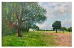 Jean Desbrosses (1835-1906) - A pastoral landscape