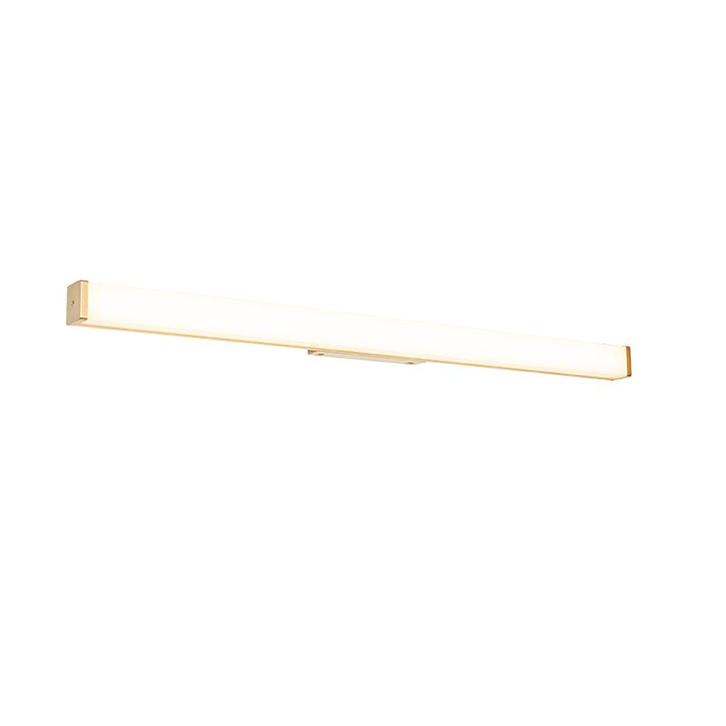 Badkamer wandlamp messing 92 cm incl. LED IP44 - Cascada, Huis en Inrichting, Lampen | Wandlampen, Nieuw, Kunststof