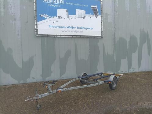 Tweedehands enkelas en tandemas ongeremde boottrailers, Watersport en Boten, Boottrailers, Verstelbare verlichting, Zo goed als nieuw