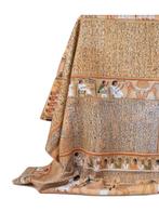 OUDE EGYPTE - 300 x 140 cm - Exclusieve linnenmixstof -, Antiek en Kunst, Antiek | Kleden en Textiel