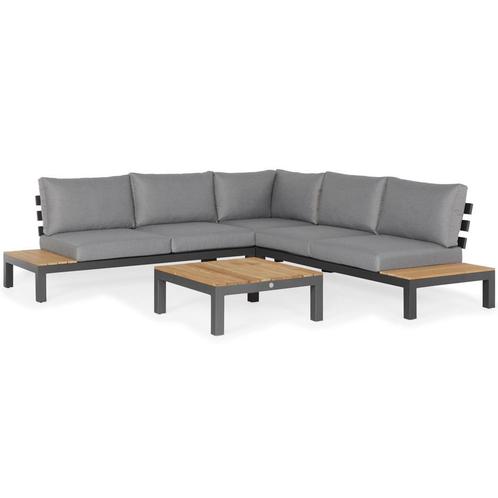 SUNS Vita hoek loungeset 4 delig wased grey / matt royal, Tuin en Terras, Tuinsets en Loungesets, Nieuw, Ophalen of Verzenden