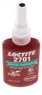Loctite 2701 Groen 50 ml Schroefdraad borger, Verzenden, Nieuw