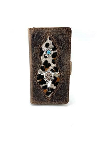 Koeienhuid telefoonhoesje met RFID-SAVE, Sieraden, Tassen en Uiterlijk, Tassen | Damestassen, Verzenden