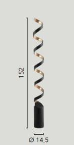 HELIX 10-vlams 1520 mm, 1650 lm | Staande LED-lamp | Nieuw, Huis en Inrichting, Ophalen of Verzenden, Nieuw