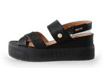 Mustang Sandalen in maat 37 Zwart | 10% extra korting, Verzenden, Zwart, Sandalen of Muiltjes, Zo goed als nieuw