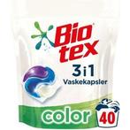 Biotex 3-in-1 Pods Color - 40 wasbeurten, Ophalen of Verzenden