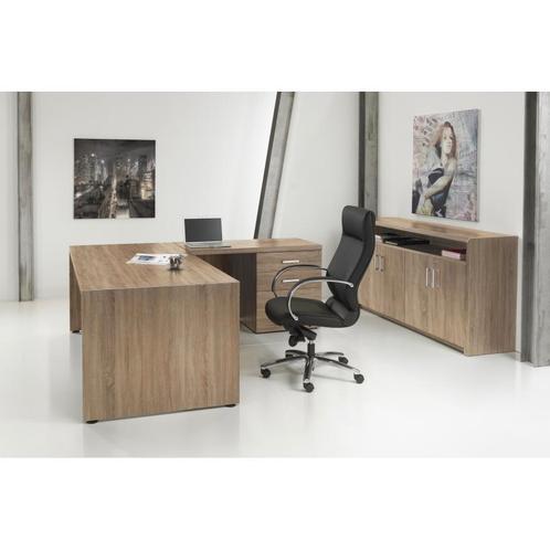 Manager Hoekbureau (210 x 210) - Gratis levering!, Huis en Inrichting, Bureaus, Bureau, Nieuw, Ophalen of Verzenden