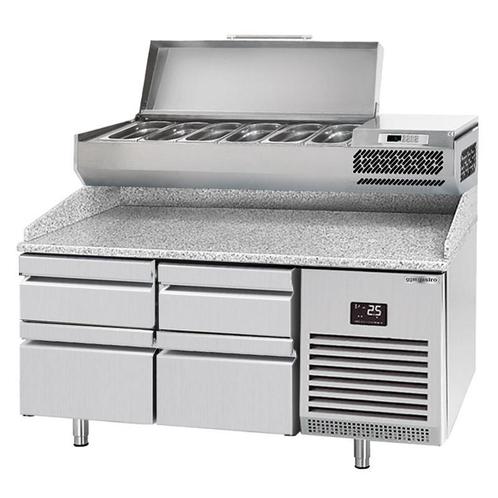 GGM Gastro | Pizza koelwerkbank Premium PLUS - 1490x700mm -, Zakelijke goederen, Horeca | Meubilair en Inrichting, Verzenden