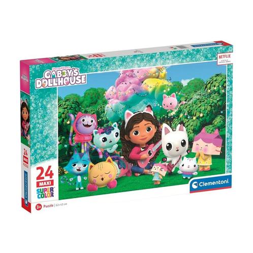 Gabbys Poppenhuis Clementoni Puzzel Maxi 24 stukjes, Kleding | Dames, Carnavalskleding en Feestkleding, Nieuw, Ophalen of Verzenden