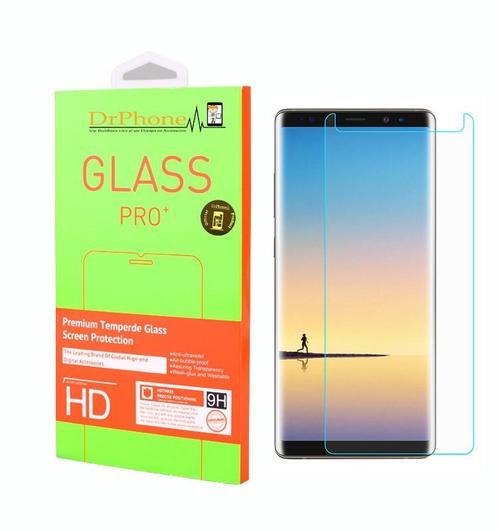 DrPhone Note 8 Glas - Glazen Screen protector - Tempered Gla, Telecommunicatie, Mobiele telefoons | Hoesjes en Frontjes | Overige merken