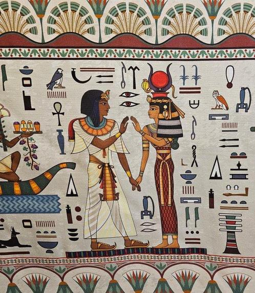 Exclusieve STOF uit het Oude Egypte -280X300cm- Egyptisch, Antiek en Kunst, Antiek | Kleden en Textiel