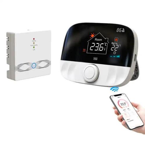 Slimme draadloze Wifi thermostaat (ook opbouw), Doe-het-zelf en Verbouw, Thermostaten, Nieuw, Slimme thermostaat, Verzenden
