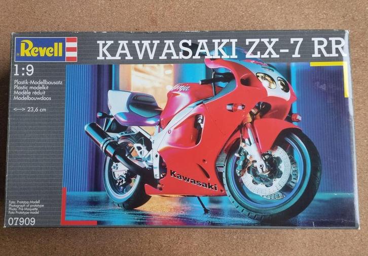 Revell 07909 Kawasaki ZX-7RR 1:9, Hobby en Vrije tijd, Modelbouw | Auto's en Voertuigen, Revell, Verzenden