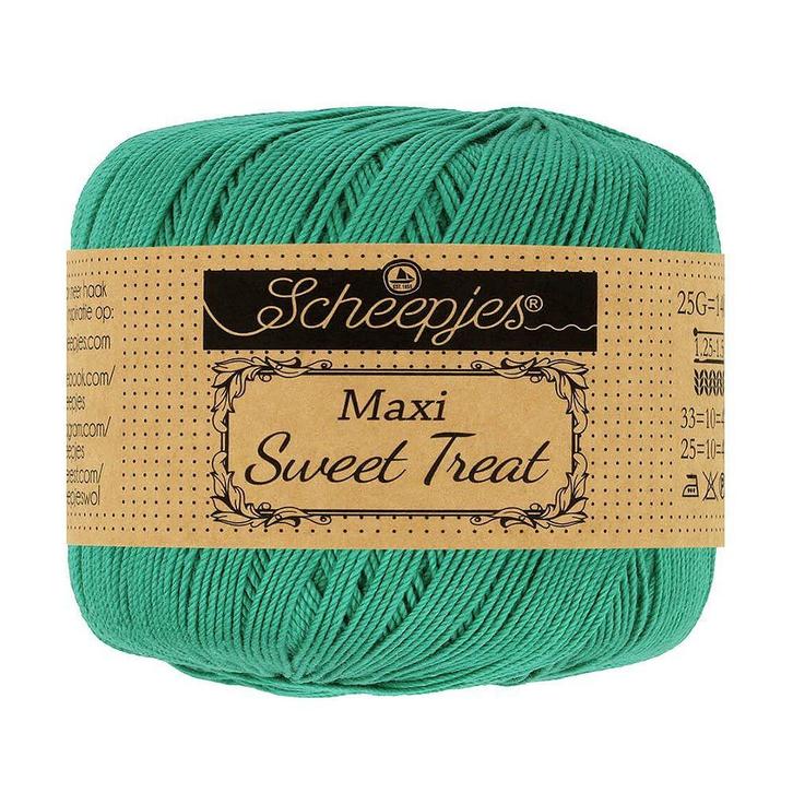Scheepjes Maxi Sweet Treat - 514 jade - Gemerceriseerd Kat, Hobby en Vrije tijd, Breien en Haken, Ophalen of Verzenden