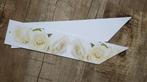 Rouwkaart 460*90mm voor rouwstuk witte rozen blanco, Ophalen of Verzenden, Nieuw