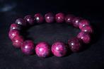 Natuurlijke robijnen armband – Diep rood gloed, 100% echte