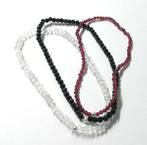 3 x armband - kwarts + spinel + granaat - 100% natuurlijk, Verzamelen