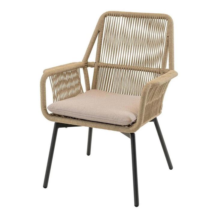 Silas tuinstoel - beige, Huis en Inrichting, Stoelen, Nieuw, Ophalen of Verzenden