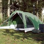 vidaXL Tent 4-persoons waterdicht groen, Caravans en Kamperen, Verzenden, Nieuw, Tot en met 2