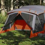 vidaXL Tent met luifel 4-persoons waterdicht oranje, Verzenden, Nieuw, Tot en met 2