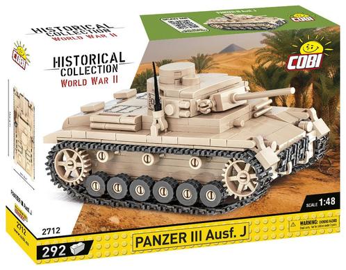 Cobi WW2 2712 - Panzer III Ausf J (Leger bouwsets), Kinderen en Baby's, Speelgoed | Bouwstenen, Nieuw, Verzenden