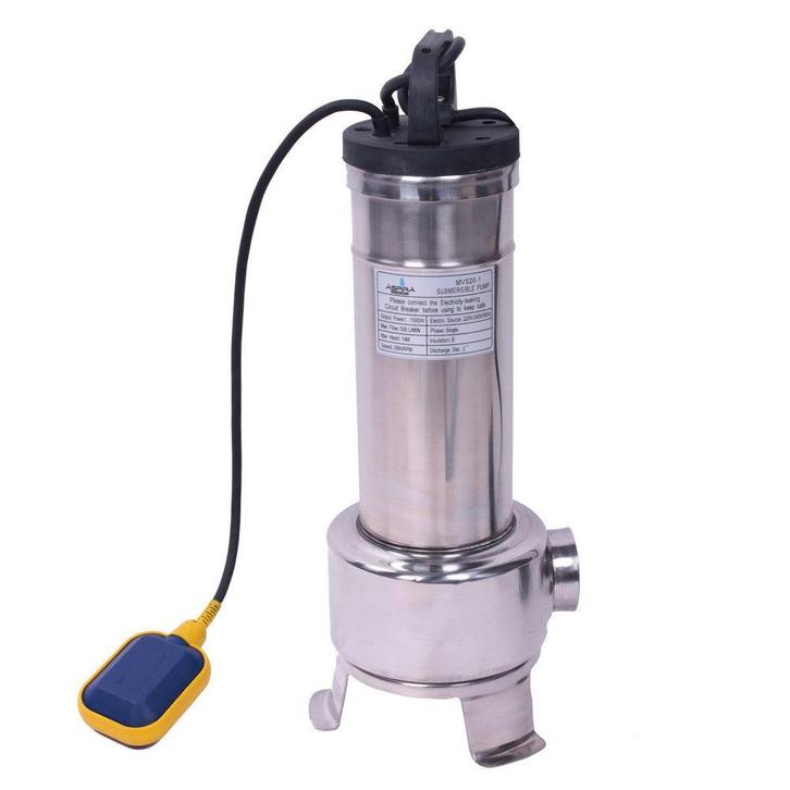 Dompelpomp RVS met vlotter 1,5kW 230V, Auto diversen, Autogereedschap, Ophalen