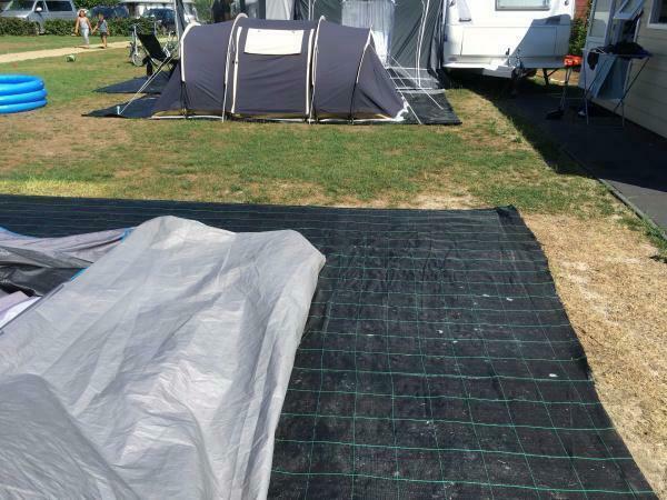 Worteldoek voor op de camping. Lucht en water doorlatend., Caravans en Kamperen, Kampeeraccessoires, Nieuw, Verzenden