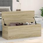 vidaXL Opbergbox 102x35x35 cm bewerkt hout sonoma, Huis en Inrichting, Woonaccessoires | Kisten, Verzenden, Nieuw