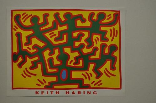 Keith Haring (after) - UNTITLED 1988 - Original vintage, Antiek en Kunst, Kunst | Tekeningen en Foto's