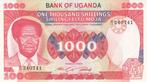 1983 Africa Uganda P 23a 1000 Shillings Nd Unc, Verzenden