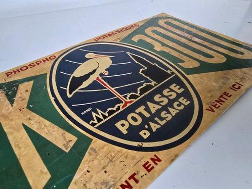Max Cremnitz Paris - Hansi - Reclamebord - Potasse Dalsace, Antiek en Kunst, Antiek | Wandborden en Tegels