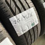 4 x Bridgestone Turanza ER300 215-45-16 Zomerbanden 7mm, 16 inch, Ophalen of Verzenden, Band(en), Personenwagen