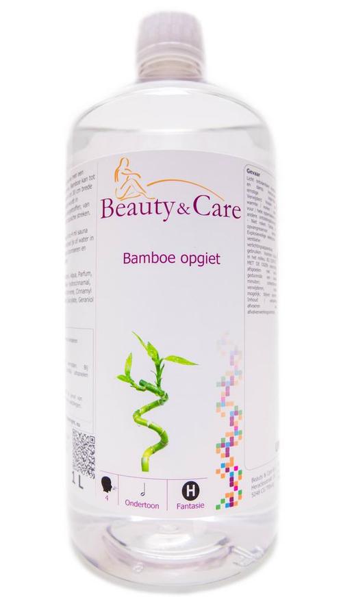 Beauty & Care Bamboe sauna opgiet 1 L.  new, Sport en Fitness, Sauna, Fins of Traditioneel, Toebehoren, Nieuw, Ophalen of Verzenden